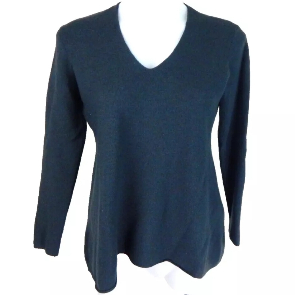 Eileen Fisher Merino Wool‎ V-Neck Sweater